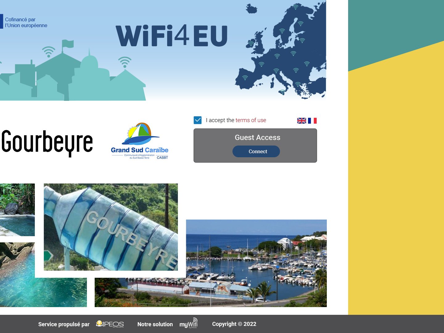 Wifi gratuit pour tous à Gourbeyre